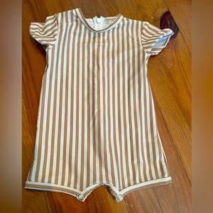 Rylee + Cru boys one piece swim 6-12m